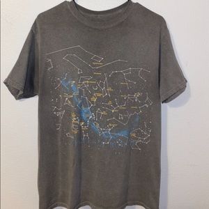 Oversized constellation graphic tee